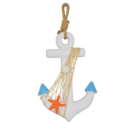Enfeite Ancora Com Rede E Estrela Do Mar TK-96