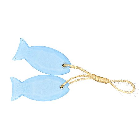 Enfeite Dupla De Sardinhas Brancas TL-04