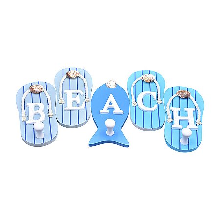 Beach Par De Chinelos E Peixe TL-10