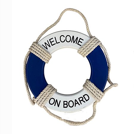 Boia De Madeira Welcome To Aboard TM-14