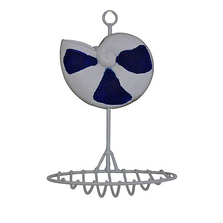 Saboneteira De Concha Caracol Branco TM-38B