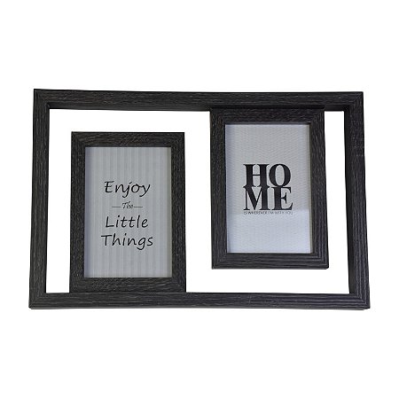 Quadro Com Duas Molduras Preta TM-39C
