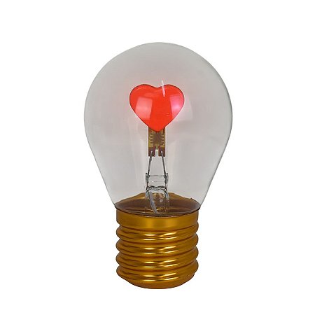 Lampada Plastica Coração TM-44
