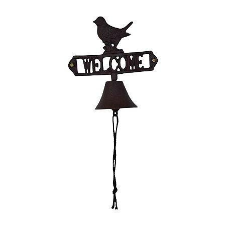 Enfeite Sino Welcome Com Passaro TM-57