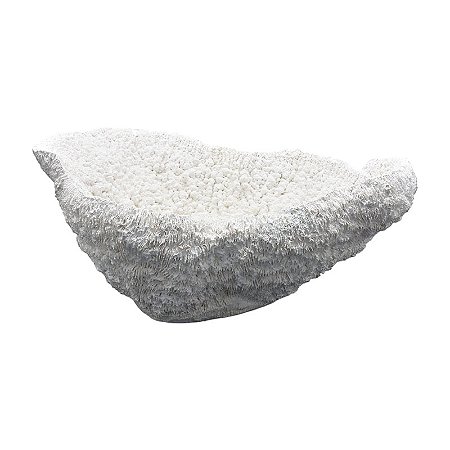 Coral Pedra Branco Em Resina TM-77