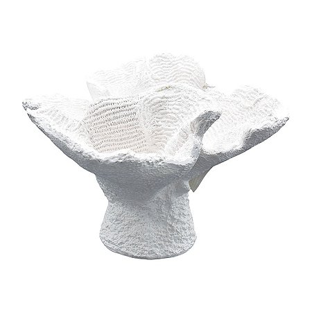 Enfeite De Coral Branco Resina TM-86