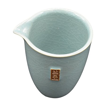 Jarra Pequena Para Leite Azul com Escrita TJ-59B