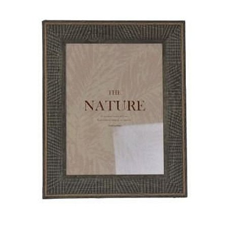 Porta Retrato Plastico Cinza TK-74B