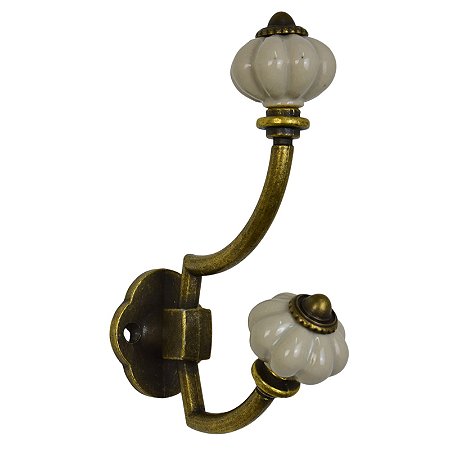 Puxador Liga De Zinco + Gancho Cinza TM-40C