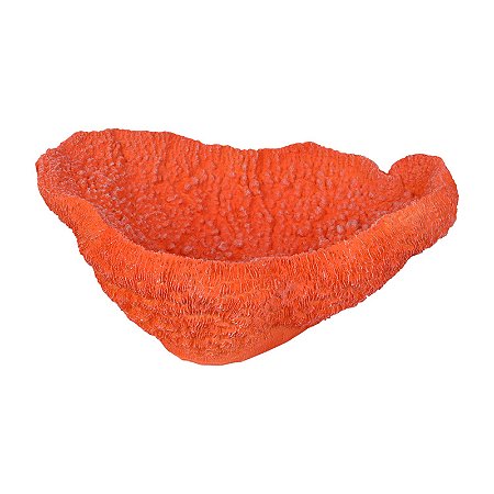 Coral Pedra Branco Em Resina Vermelho TM-77C