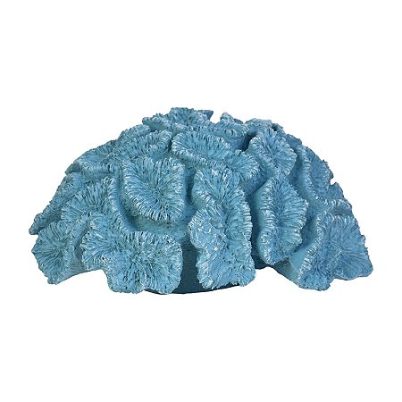 Enfeite Coral De Cerebro Resina Azul TM-90B
