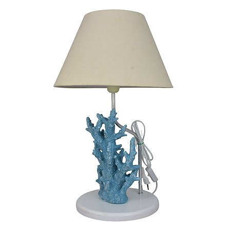 Abajur Coral Alto Azul XP-89B