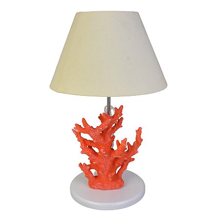 Abajur Coral Alto Vermelho XP-89C