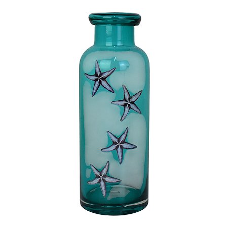 Vaso Garrafa Azul Estrelas TF-11B