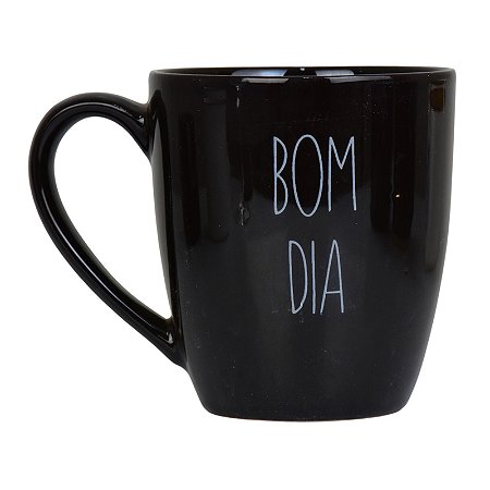 Caneca Preta Bom Dia XP-99