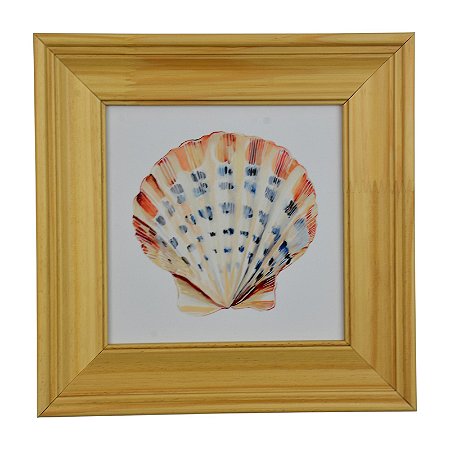 Quadro Concha Perola Bege XQ-07C