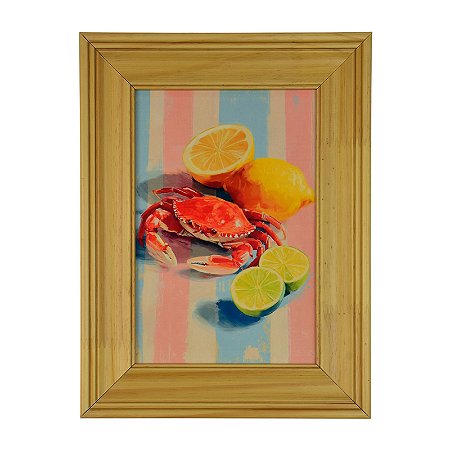 Quadro Caranguejo E Limoes XQ-08B