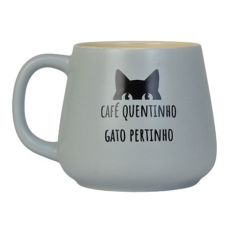 Caneca Cinza Café Quentinho XQ-11B