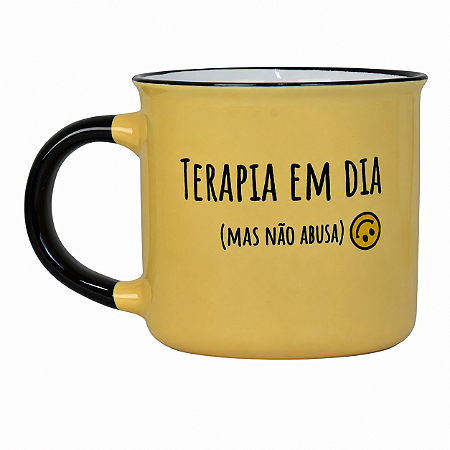 Caneca Amarelo Terapia Em Dia XQ-14