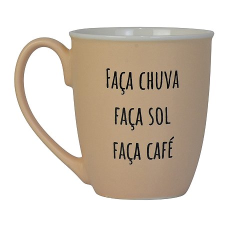 Caneca Rosa Faça Chuva Faça Sol XQ-17C
