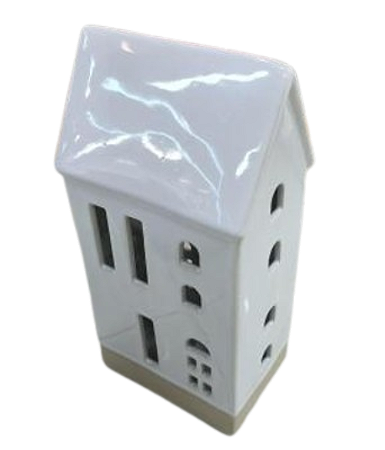 Casinha de Cerâmica Branca SA-18
