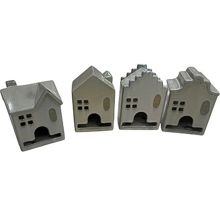 Cj c/4 Casinhas em Cerâmica Sortida SA-20