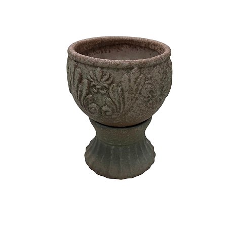 Vaso Taça Rústica com Relevo SA-36