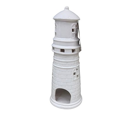 Enfeite Farol Branco SA-52