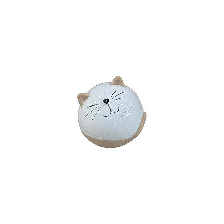 Enfeite Gatinho Branco Pequeno SB-17