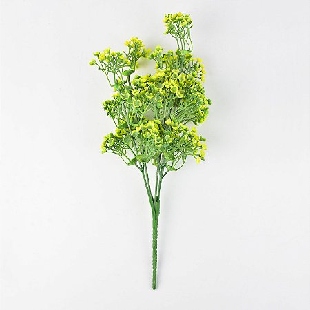 Flor Artificial Amarela em Plástico WZ-56 E