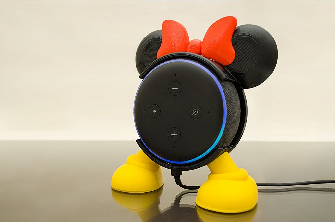 Suporte para Alexa Mickey e Minnie para Echo Dot 3 geração