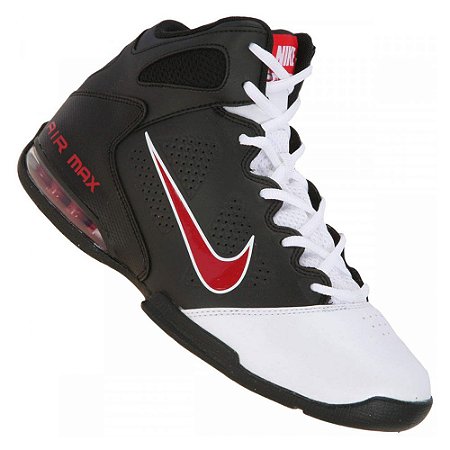 Tênis Nike Air Max Full Court 2 Branco e Vermelho - Outlet HMX Sport