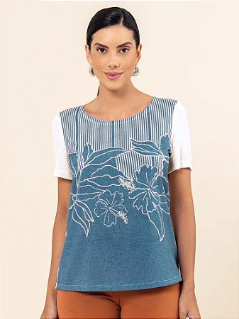 T-Shirt "Forte" Frente Estampada
