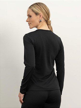 Blusa "Classic" Térmica Decote Redondo