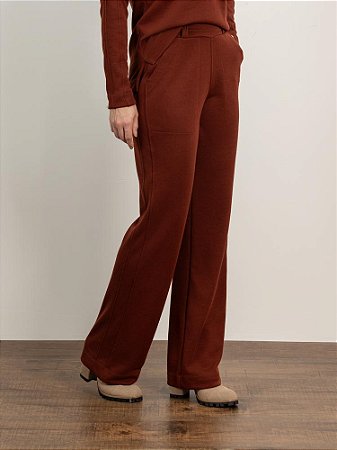 Calça "Sentimentos" Semi Wide