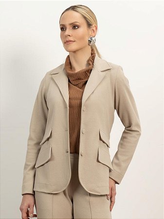 Blazer "Sonhos" Lapelas Duplas