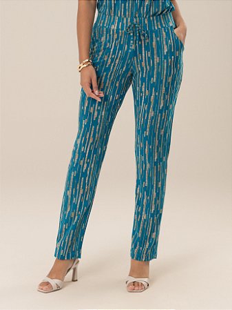Calça "Simplicidade" Estampada