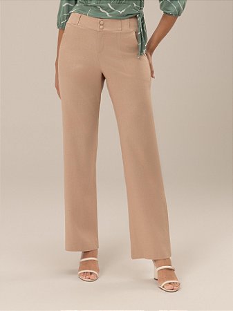Calça "Harmonia" Semi Wide