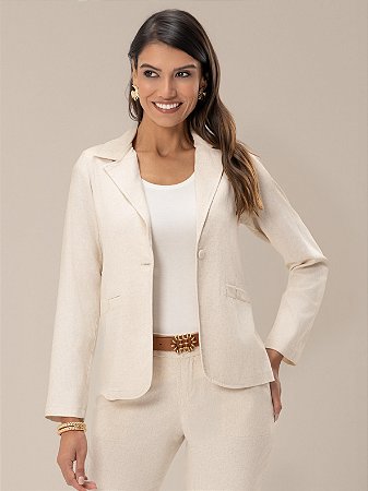 Blazer "Refúgio" com Lapelas