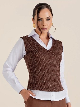 Suéter "Calma" Mangas Tricoline