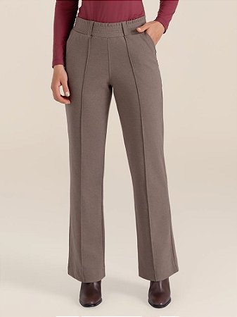 Calça "Promessas" Like Wool Semi Wide