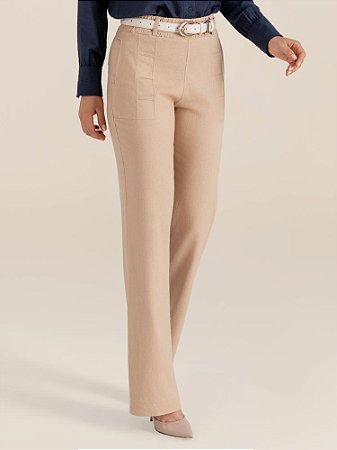 Calça "Horizonte" Linho Spandex