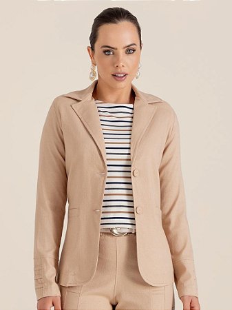 Blazer "Horizonte" Linho Spandex