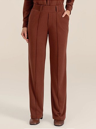 Calça "Clareza" Semi Wide