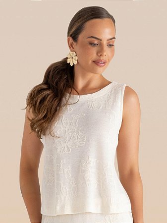 Top Cintilar Mix Texturas