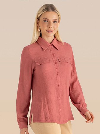 Camisa Constância Ml Com Lapelas