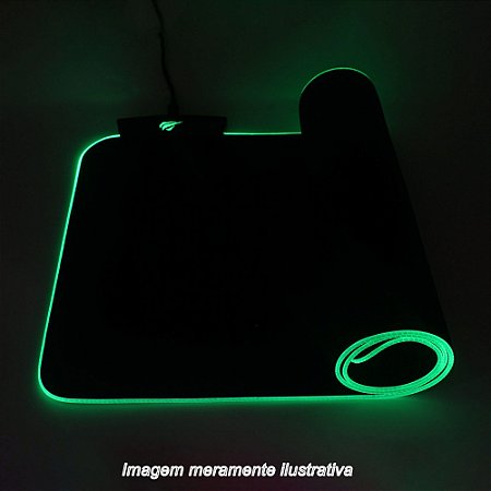 Mousepad Gamer Havit  MP905 RGB preto 80x30cm