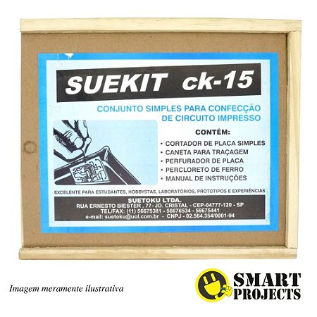 Suekit CK-15 Laboratório Confecção Placas Circuito Impresso
