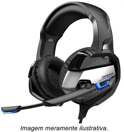 Fone de Ouvido Headset Gamer K5 preto Onikuma