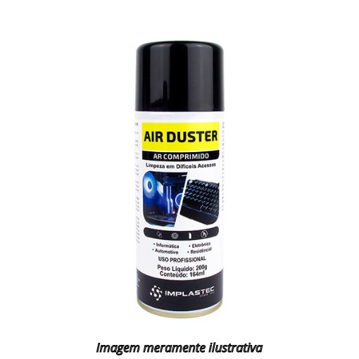 Ar Comprimido Aerossol Air Duster 200g / 164ml Implastec